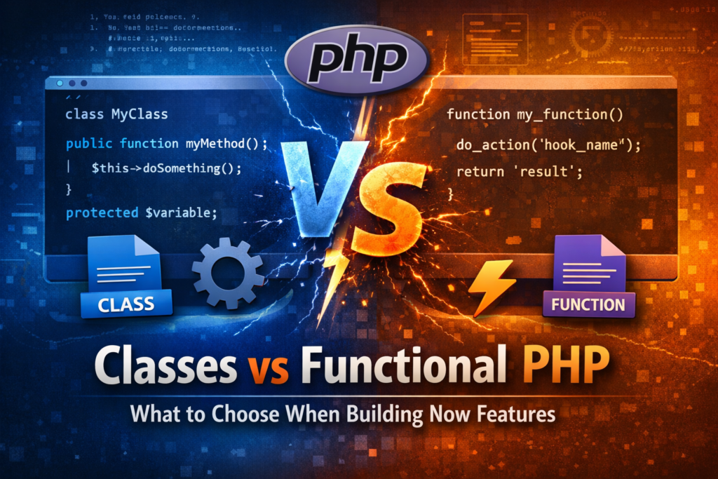 Image for Post: Classes or Functional Programming in PHP: What Should You Choose for New Functionality?